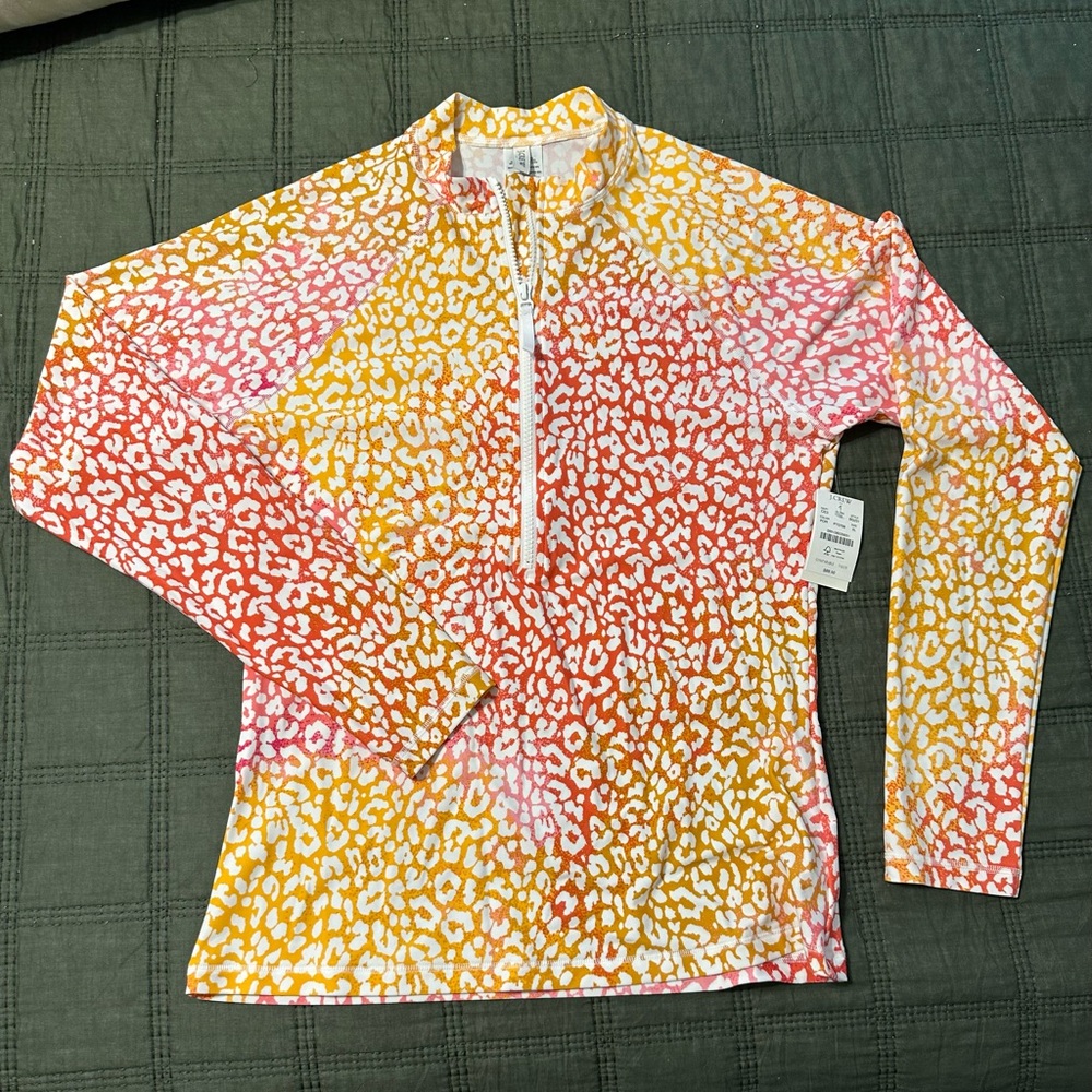 J CREW rash guard swim shirt